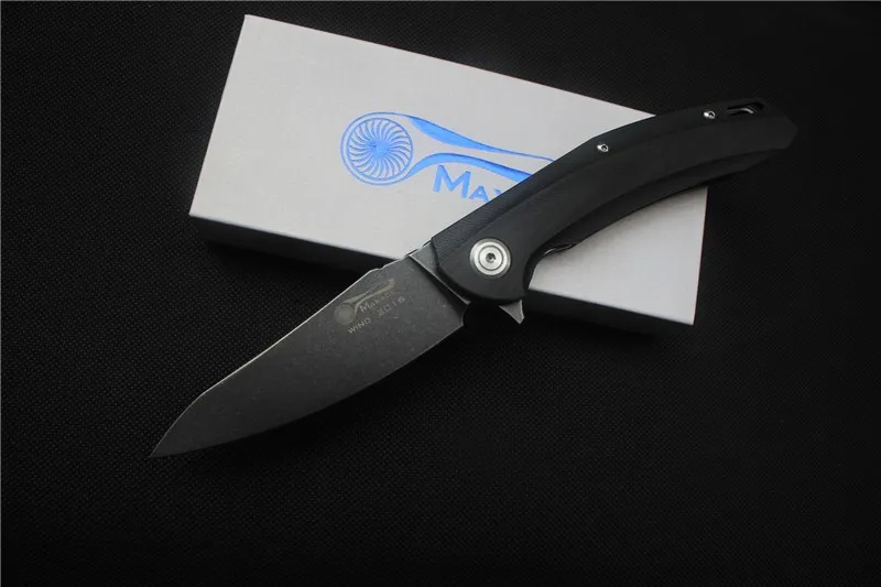 Складной нож Maxace Wind Flipper, лезвие: S35VN, Ручка: G10, тактические карманные ножи для выживания на открытом воздухе, инструменты для повседневного использования