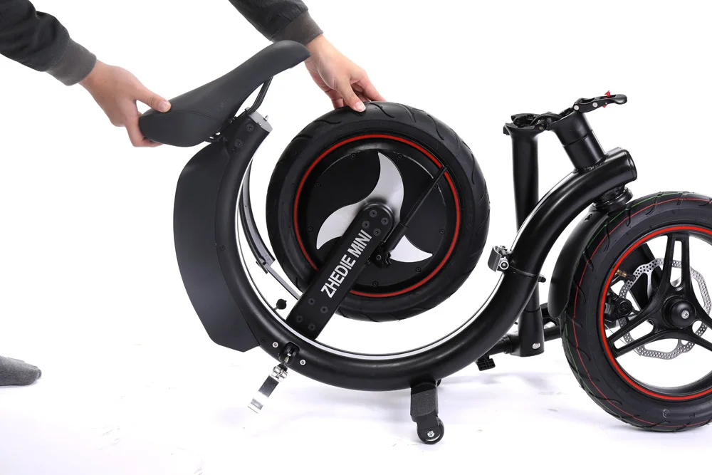Складная 14 дюймов большие колеса скутера-для детей и взрослых складной пригородных скутер P3
