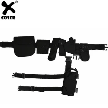 

XCOSER Batman: Arkham Knight Deathstroke Belt Adjustable with Holster High Quality Cosplay Costume Accessories For Men
