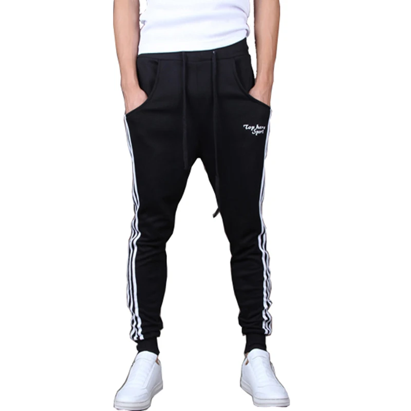 Mens Skinny Sports Joggers Workout Running Pants Bandana