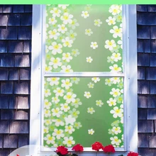 Сиреневый цветок термостойкая раздвижная дверь статичный клеящийся для личного пространства пленка на окно 45 см x 300 см