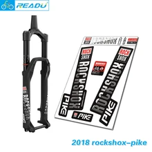 ROCKSHOX Щука горный велосипед пневматическая подвеска наклейки 27,5 er 2" Велоспорт углеродная вилка наклейки