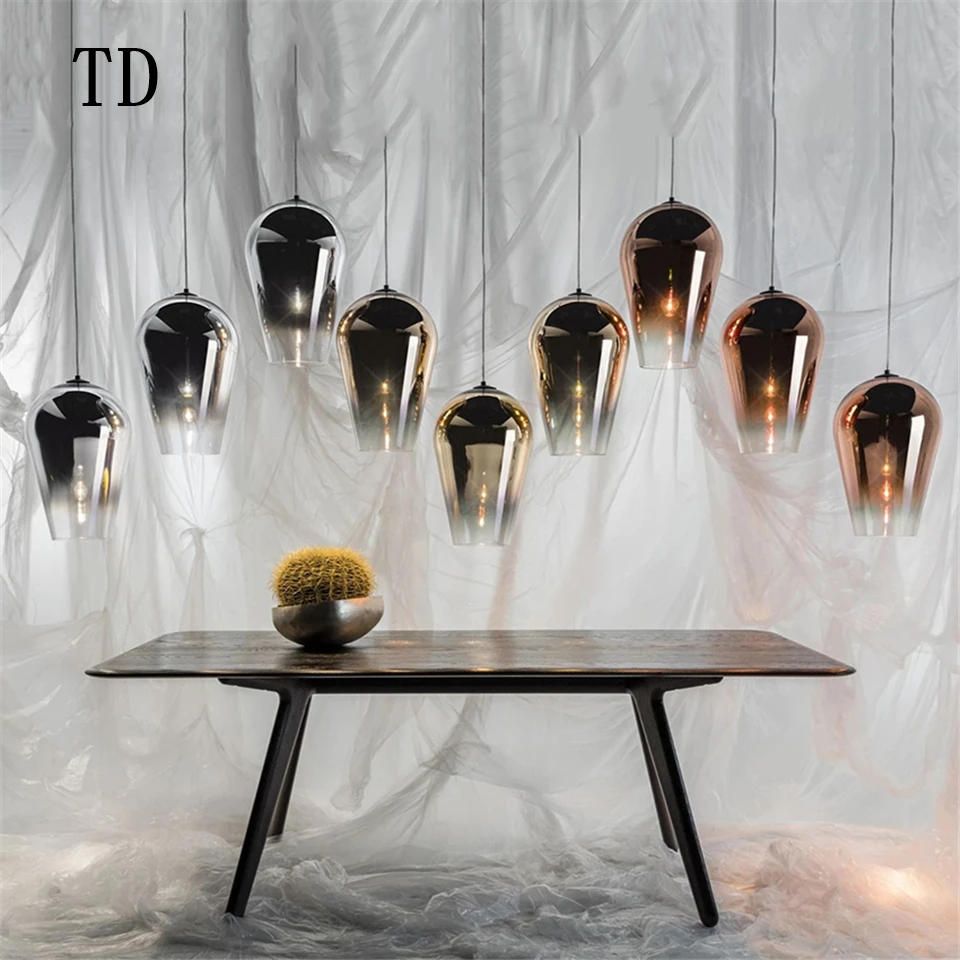 

Nordic Piranha Glass LED Chandelier Lighting LOFT Lamp Modern Bedroom Living Room Dining Restaurant Hanging Lamp for Cafe Bar