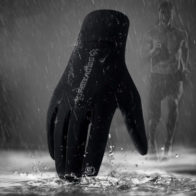 

Outdoor Winter Touchscreen Windproof Waterproof Thermal Warm Breathable Full Finger Gloves Cold Weather Anti Slip Cycling Skiing