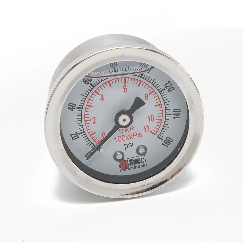 Датчик давления топлива жидкость 0-160 фунтов/кв. дюйм датчик давления масла топлива Датчик белого лица AF-GA01