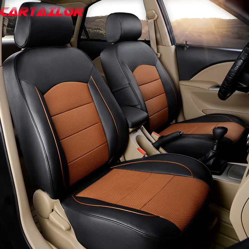 

Черные защитные чехлы на сиденье автомобиля из воловьей кожи для Toyota Previa 2005 2009