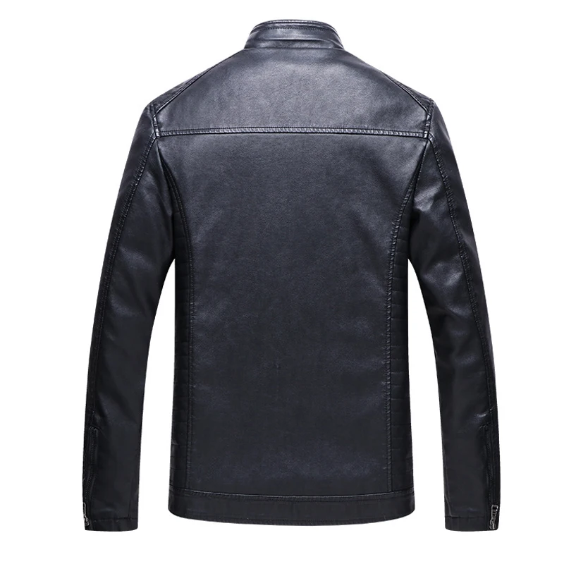 6xl Veste Qualité coffee Chaud De 2018 En Haute Marque 5xl Épaississent Plus Jaqueta Couro Black Casual Hiver Masculina Cuir Hommes La Taille ARL534j