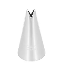 30 шт./лот) FDA высокое качество украшения торта из нержавеющей стали маленький лист Кондитерская насадка#352 S