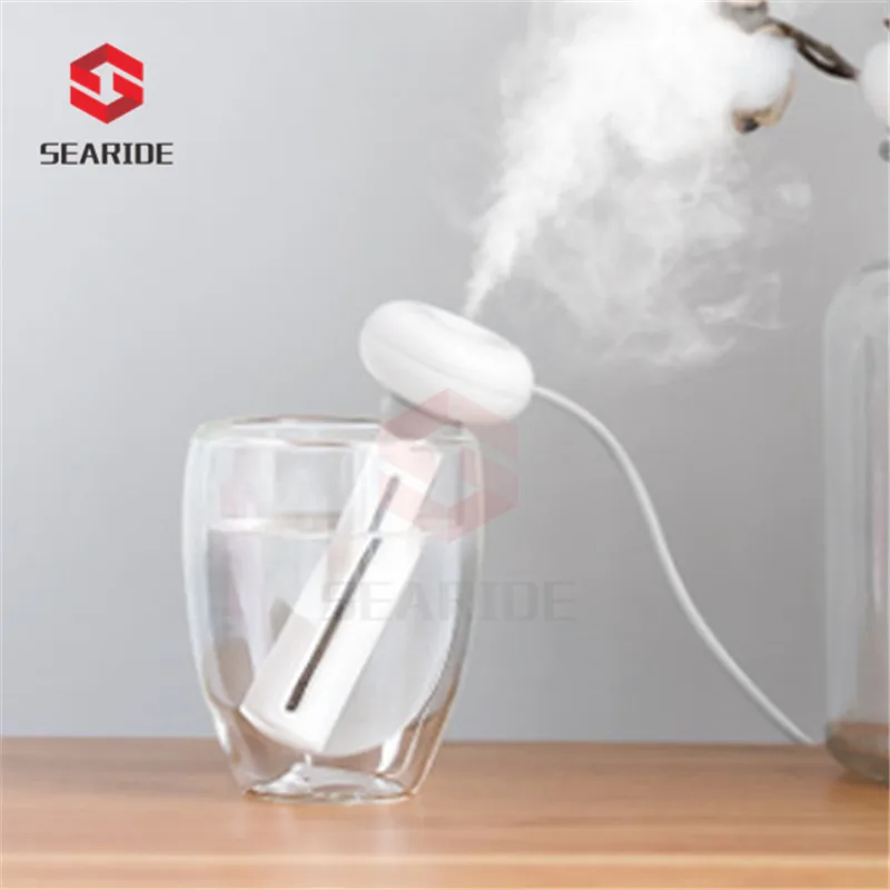 Dismountable Air Humidifier Portable USB Diffuser Car Mist Maker Ultrasonic Humidifiers Diffusers White for Home Office