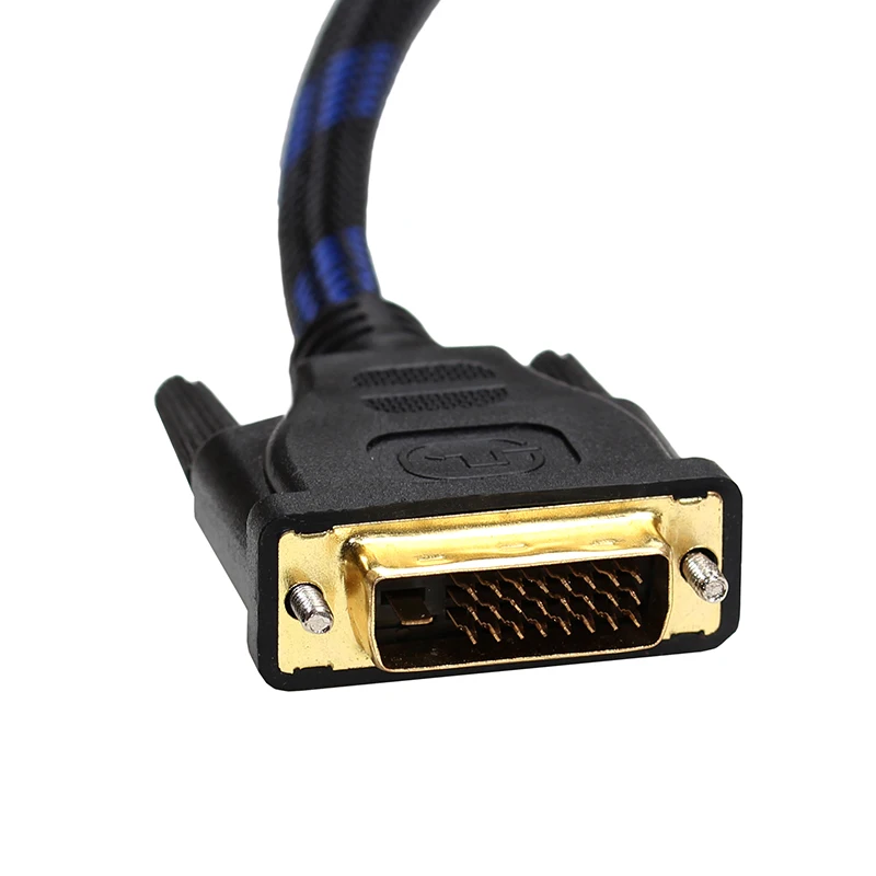 HDMI к DVI-D 24+ 1 pin кабель адаптера 720p hdmi к DVI malefor lcd DVD HDTV xbox PS3