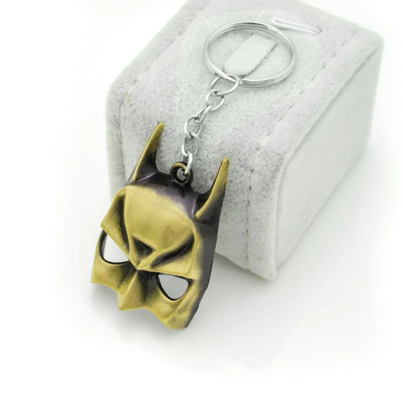 

Superhero Euramerican Style The Avengers Series Moives Theme Batman Mask Keychain For Keys Trinket Key Holder Male Present Gift