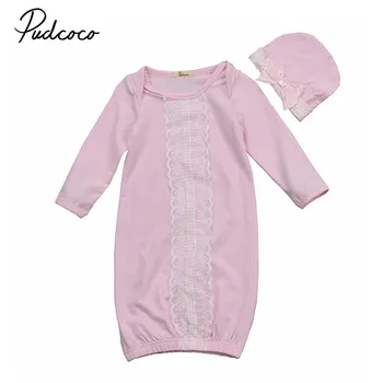 

Infant Baby Swaddle Soft Warm Envelope Blanket Sleeping Bag Headband/Hat 2PCS