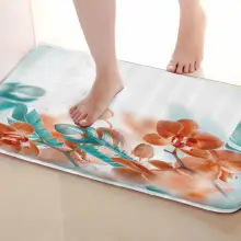 Коврики для улицы в цветочном стиле, забавные Противоскользящие коврики для ванной, коврики для двери, коврики под входную дверь