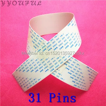 

Wholesale FFC 31 pin dx5 print head flat cable 400mm for DX5 40CM print head cable use for DX5 decoder card 30pcs