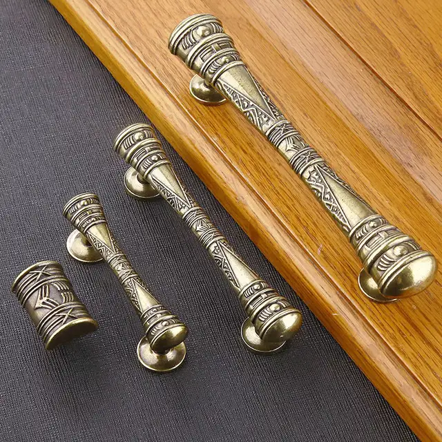 Megairon Retro Door Handles Wardrobe Handles Kitchen Door Handles