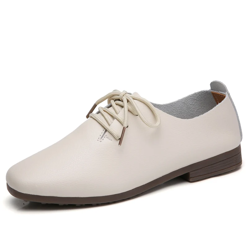

Genuine Leather Summer Loafers Women Casual Shoes Moccasins Soft Pointed Toe Ladies Footwear Women Flats Shoes Female