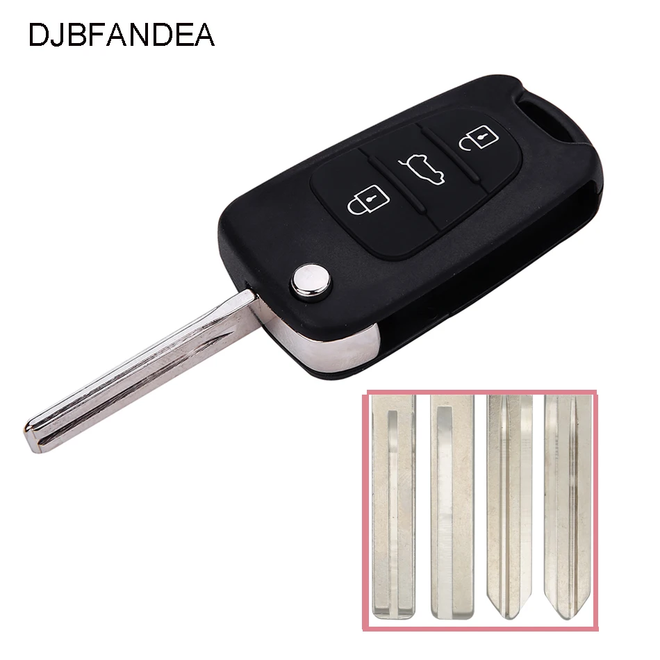 

3Buttons Flip Car Remote Key Shell for Kia K2 K5 Sorento Sportage Picanto Ceed Cerato For HYUNDAI I30 IX35 Auto Key Blank Case