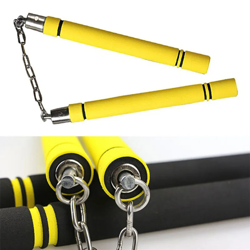 Nunchakus Safety Foam Martial Arts Products Bruce Lee Chinese Kongfu Training Sports Entertainment Fitness Body Building (5)