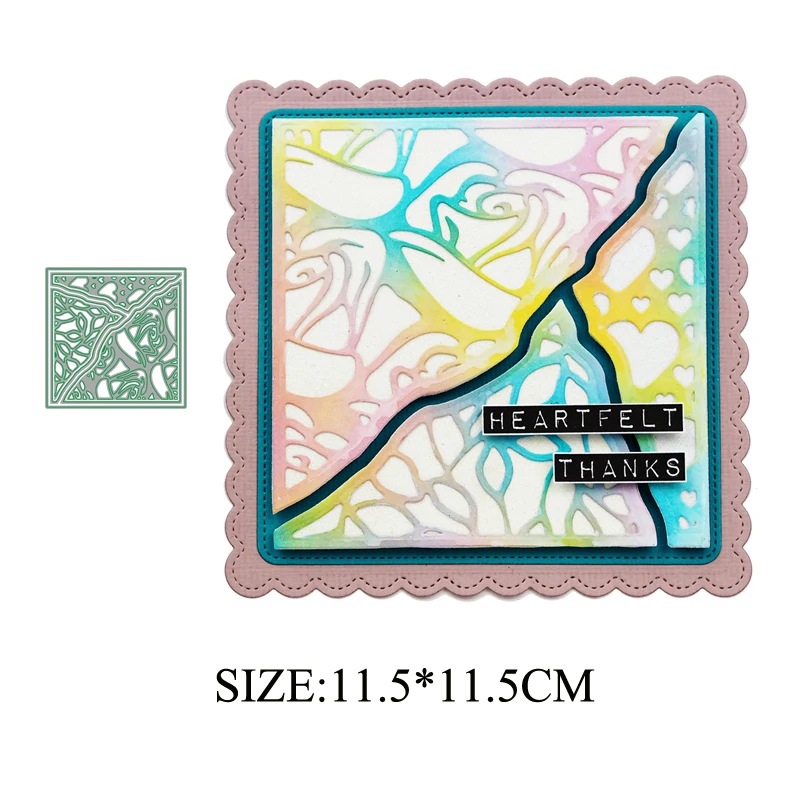 

LLove CCraft Rose frame 2019 NEW Metal Cutting Dies Scrapbooking for Card Making Photo Album DIY Embossing Cuts