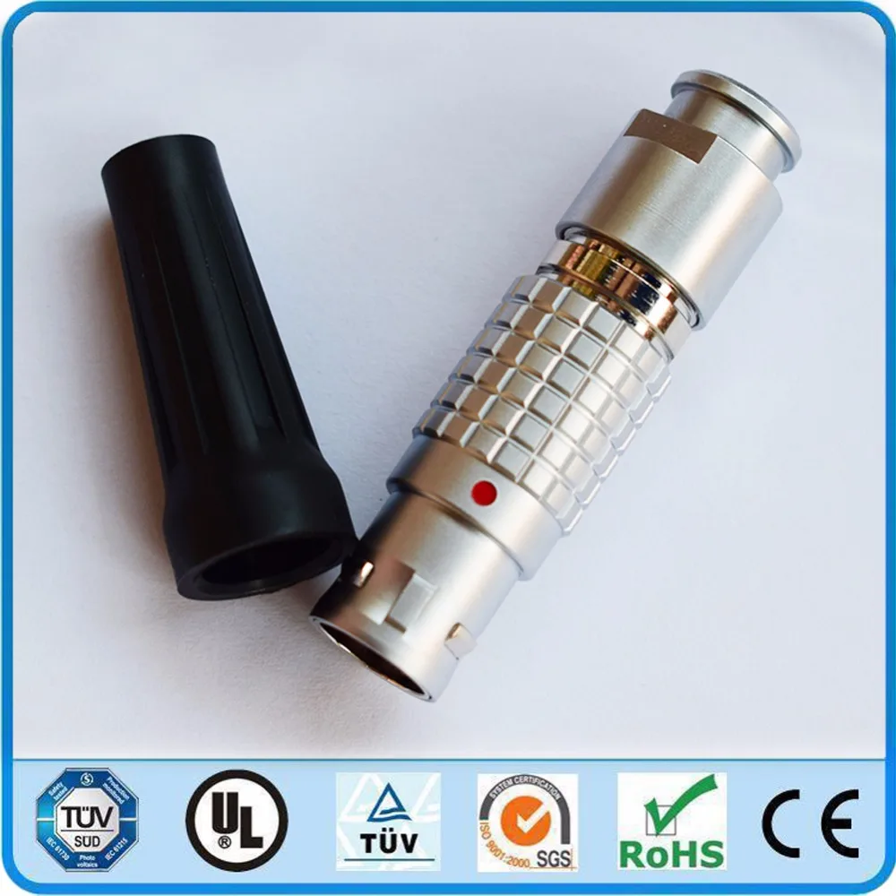 Металлический круглый разъем LEMO FGG 2B 2 3 4 5 6 7 8 10 12 14 16 18 19 pin штекер|4 male|8 maleplug connector |