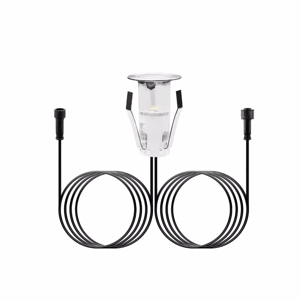 Livre à Prova Pátio da Lâmpada Luz ao ar Inoxidável Varanda Shopping Levou Inground d' Água Piso Decking 10 Pçs - Set B111-10 Decoracion Jardin Aço 12 High Quality inground led light