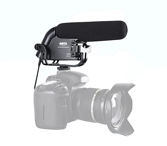 

BOYA BY-VM190P Professional Stereo Video Condenser Audio Recorder Shortgun Microphone for Canon Nikon Pentax DSLR Cameras