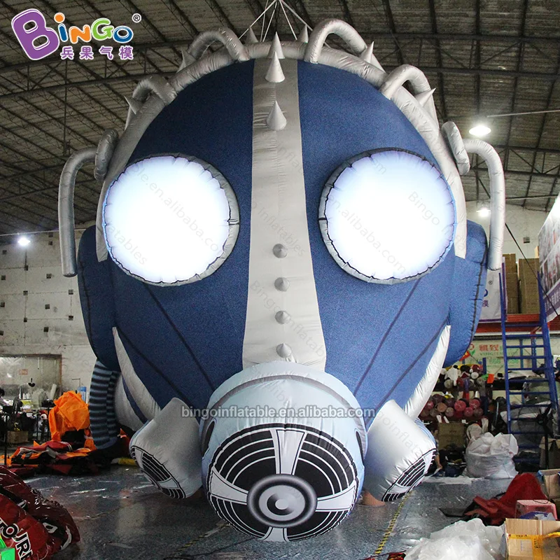 

Customized 4X3.5X4 meters giant inflatable gas mask / big inflatable mask toys