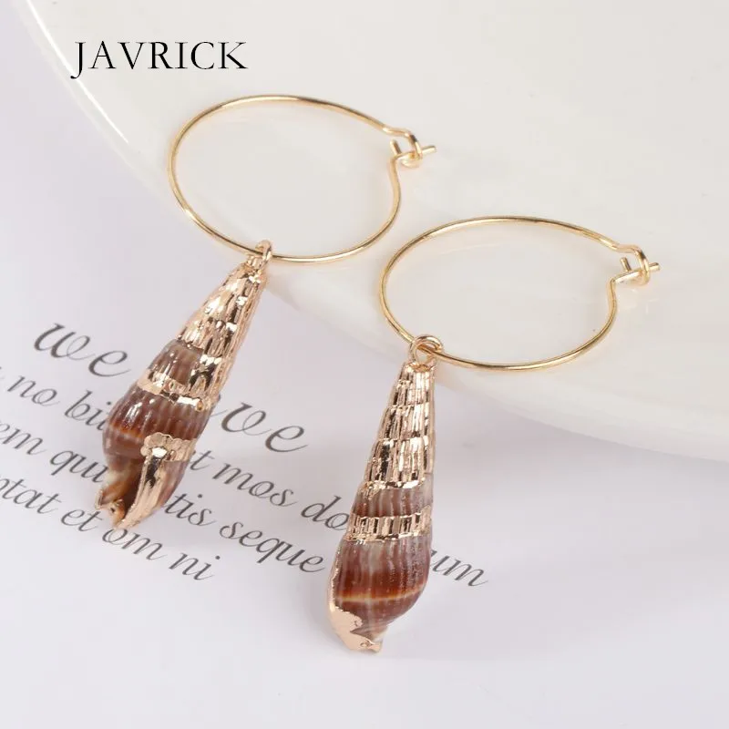 

Boho Irregular Natural Seashell Conch Dangle Drop Earrings Beach Women Lady Fashion Jewelry Girls Gift Party Accessories