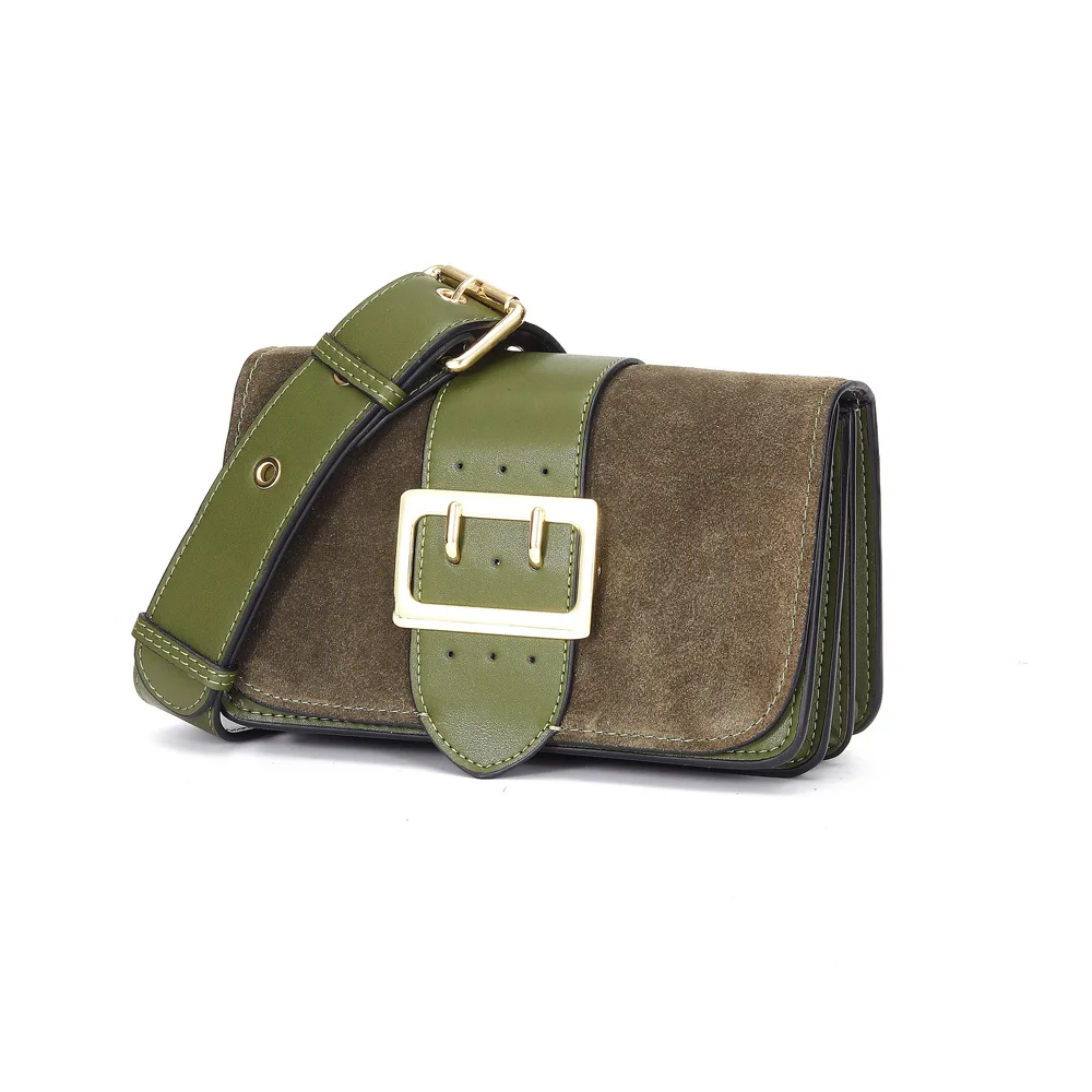 

JIULIN Baggage Girls 2019 New Fashion Single Shoulder Korean Edition Wide Belt Slant Small CK Square Bag Handbag