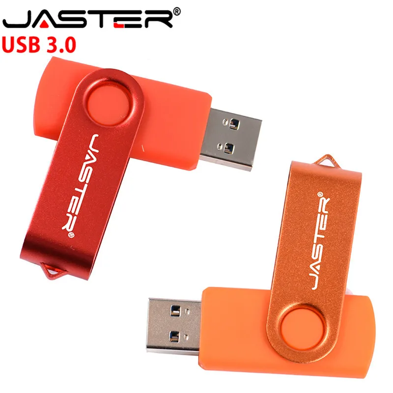 JASTER USB 3,0 Мини Поворотный цветной USB флеш-накопитель 128 Гб 64 ГБ 32 ГБ 16 ГБ 8 ГБ 4 ГБ Хорошее качество креативная флешка