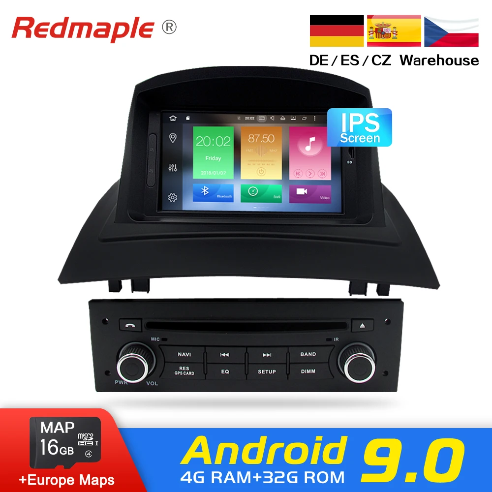 Sale 4G RAM Android 9.0 Car Radio DVD GPS Multimedia Player For Renault Megane 2 Fluence 2002-2008 Auto Navigation Stereo Headunit 0 Sale 4G RAM Android 9.0 Car Radio DVD GPS Multimedia Player For Renault Megane 2 Fluence 2002-2008 Auto Navigation Stereo Headunit 0