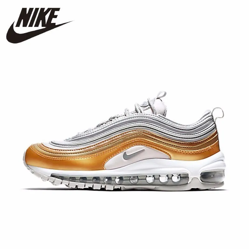 Продажа Nike Air Max 97 QS QG Новое поступление Для мужчин кроссовки 3M удобные кроссовки на воздушной подушке спорт на открытом воздухе кроссовки Для мужчин...