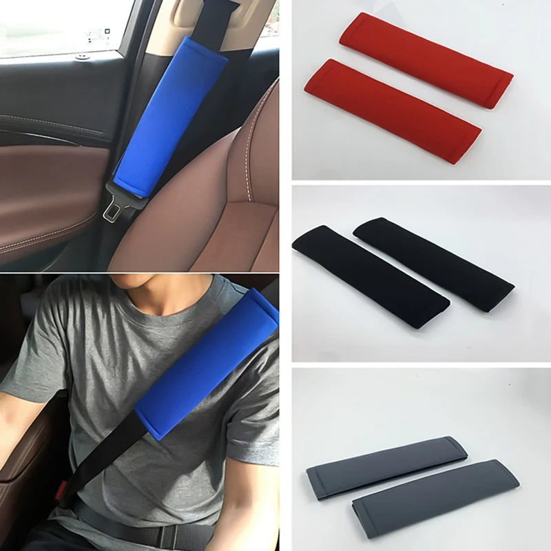 

2Pcs Auto Child cotton Safety belt for cars Shoulder Protection car-styling cinto pad on the seat belt cover seat belts pillow