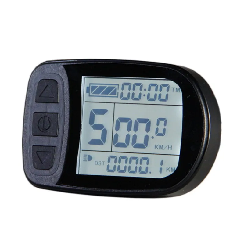 

Small Intelligent LCD Displayer E Bike Digital Computer Pannel Electric Bicycle Speedometer 24V 36V 48V Both Fit