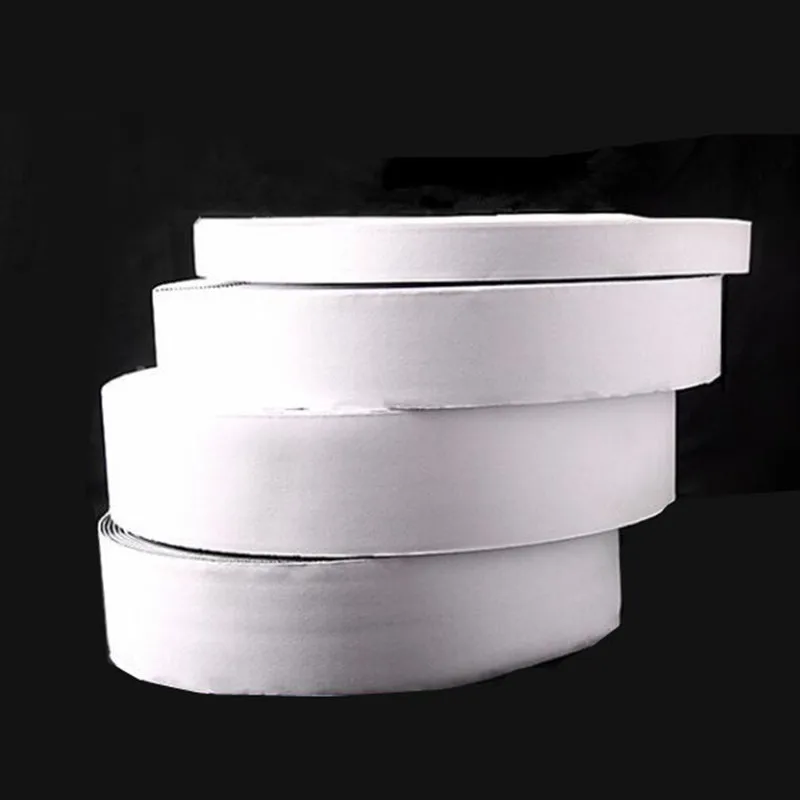 20mm 150mm width White Self Adhesive Hook And Loop Strips Set With Super Sticky Glue Nylon