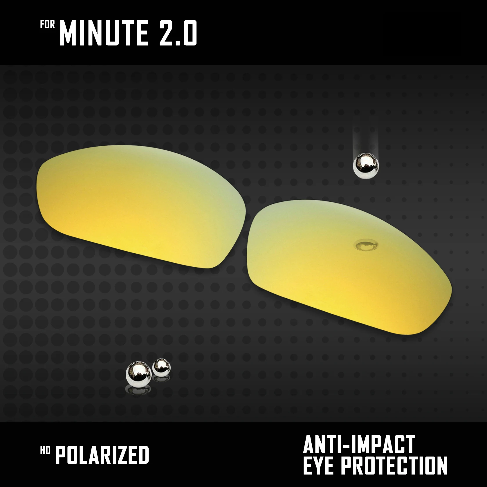 OOWLIT Lenses Replacements For Oakley Minute 2.0 Sunglasses Polarized - Multi Colors