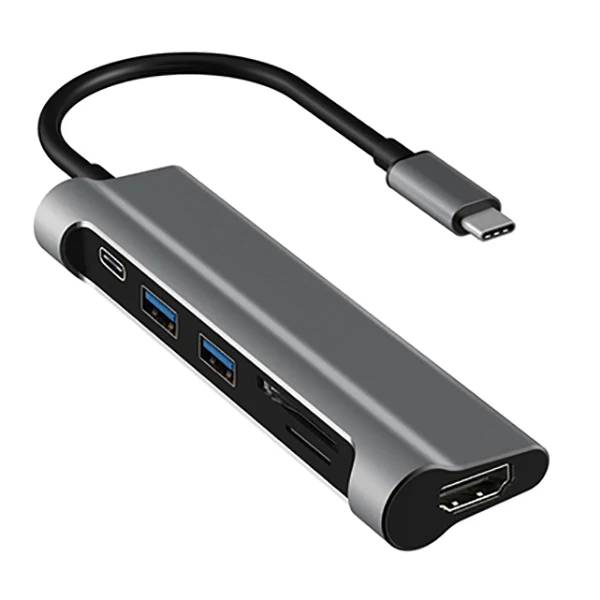 USB концентратор type C USB 3,1 адаптер SD/TF кардридер HDMI type-C зарядка PD USB 3,0 концентратор для MacBook huawei P20 Pro/Matebook