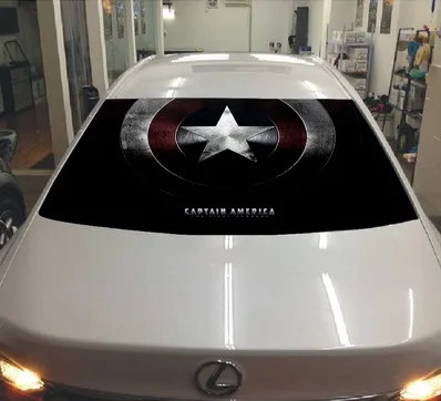 Левая сторона автомобиля стикер s автомобиль Стайлинг 3D стекло заднего окна