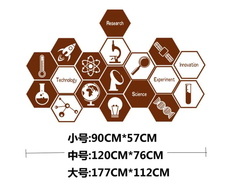 Виниловые наклейки на стены Стикеры школьная классная комната, для стен наклейки студент кабинет стены Стикеры химическое исследование материал настенный художественный плакат B93