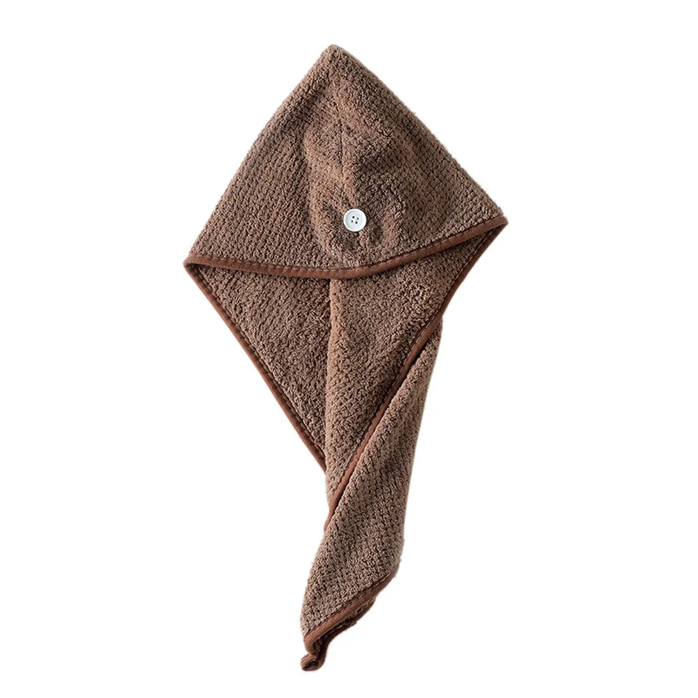 

Quickly Dry Hair Hat Microfiber Hair Turban Wrapped Towel Waterproof Bathroom Accessories Bathing Strong Resistance Cap 10Sep 27