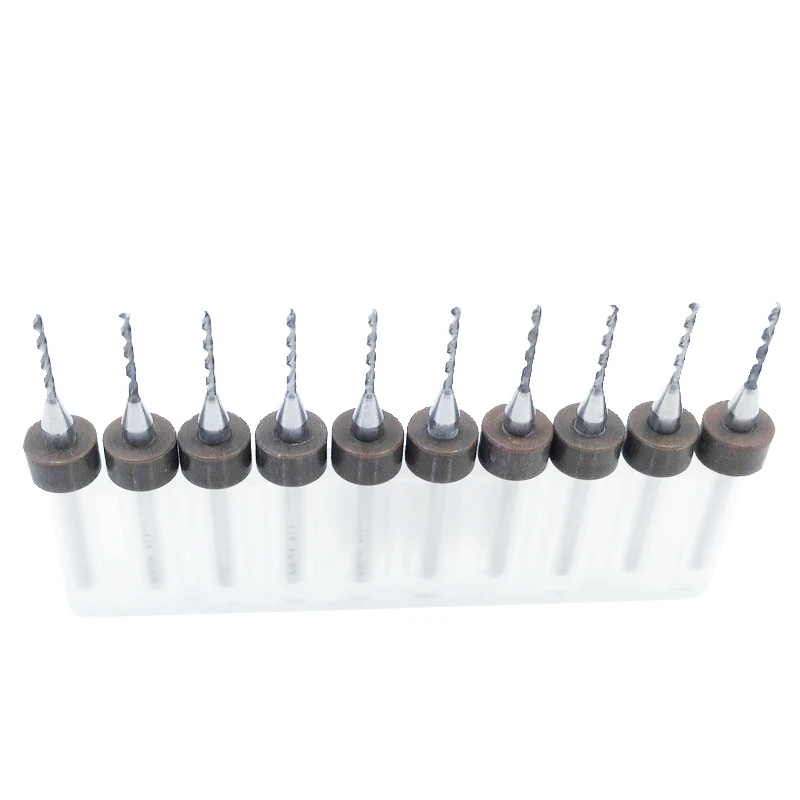 10Pcs 1.1mm Drill Bits Router Bit Import Carbide PCB Print Circuit