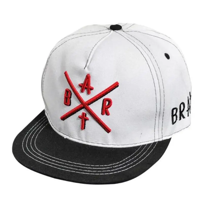 Модная Повседневная Кепка с вышивкой Snapback для мальчиков хип хоп Регулируемая