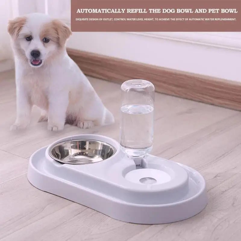 Творческий с двойным выходом, для собаки миска для еды автоматический дозатор воды кормушка для кота поилка для домашних животных, кормушка поилка для животных с фонтаном