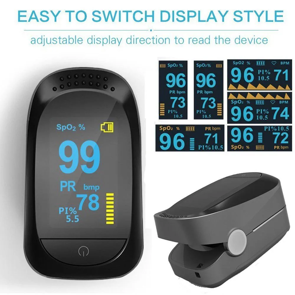 

Accessories Small Compact OLED Display Finger Fingertip Blood Pulse Oximeter Medical Heart Rate Monitor Fingertip Pulse