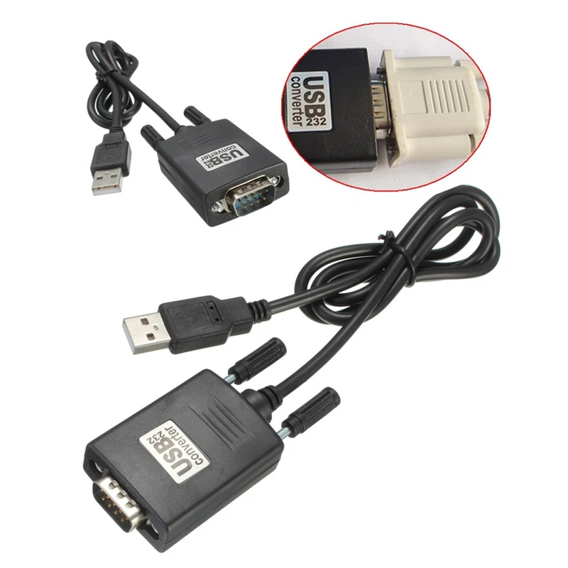 

S SKYEE Universal RS232 RS-232 Serial to USB 2.0 PL2303 9 Pin Cable Adapter Converter Interface for Win 7 8 10 for MAC OS