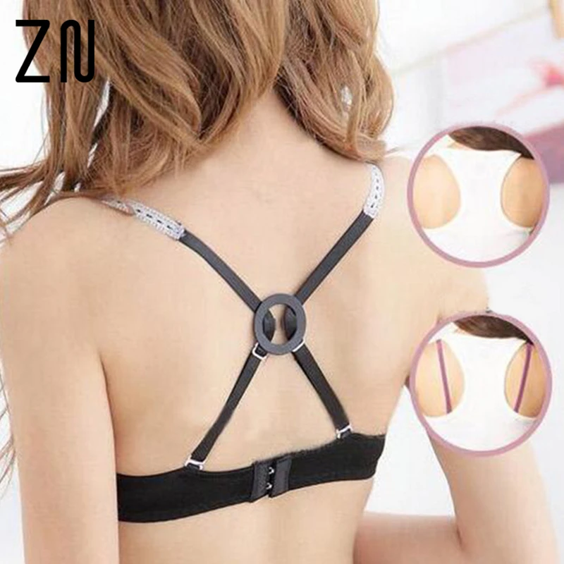 1pc Women's Push Up Cleavage Control Invisible Bra Strap Belt Clip