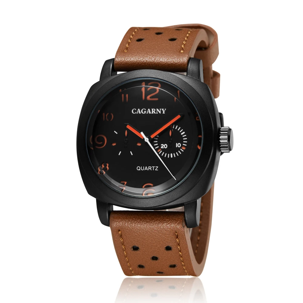 Men's Fashion Casual Sport Quartz Watch Mens Wrist Watches Top Brand Luxury Leather Drop Shipping Wristwatch Male Clock drop cheap price promotion (7)