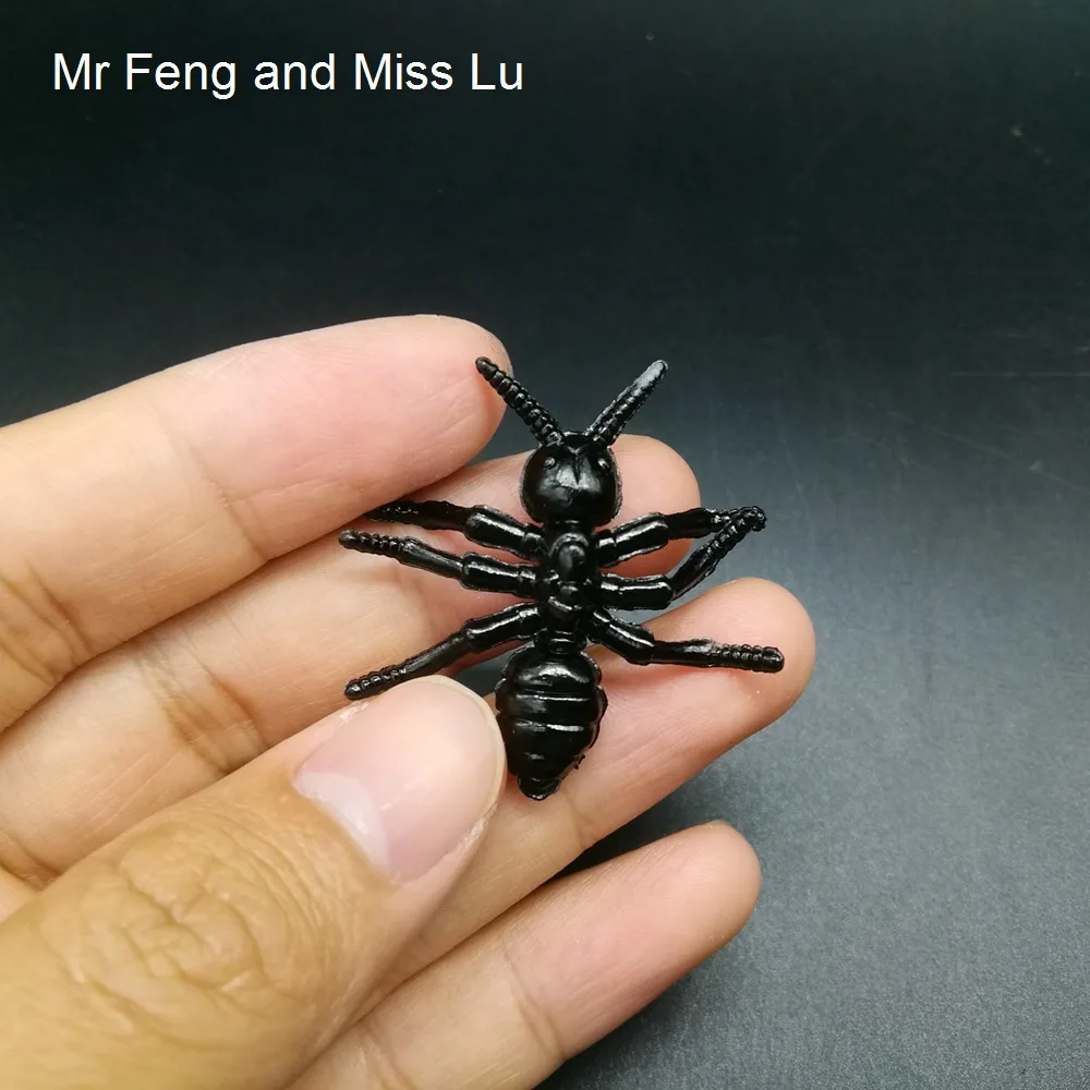 

Black Mini Ant Practical Jokes Gags Novelty Toys Science Animals Nature Model Game