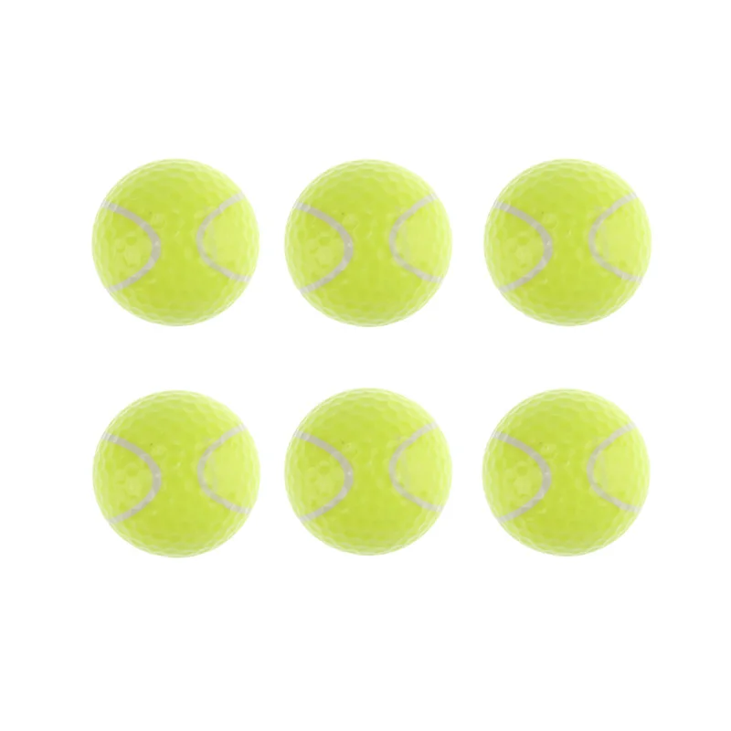 style1 CRESTGOLF 6 шт. в упаковке Новинка Спортивная тренировка c мячами для гольфа Баллен двухслойный мяч для гольфа Ассорти Мяч Для Гольфа легкий мяч для вождения - Цвет: style1