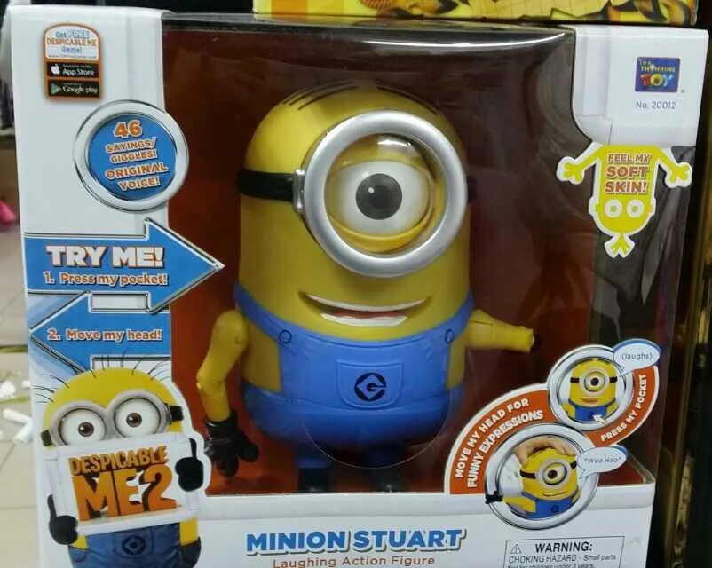 talking minion plush